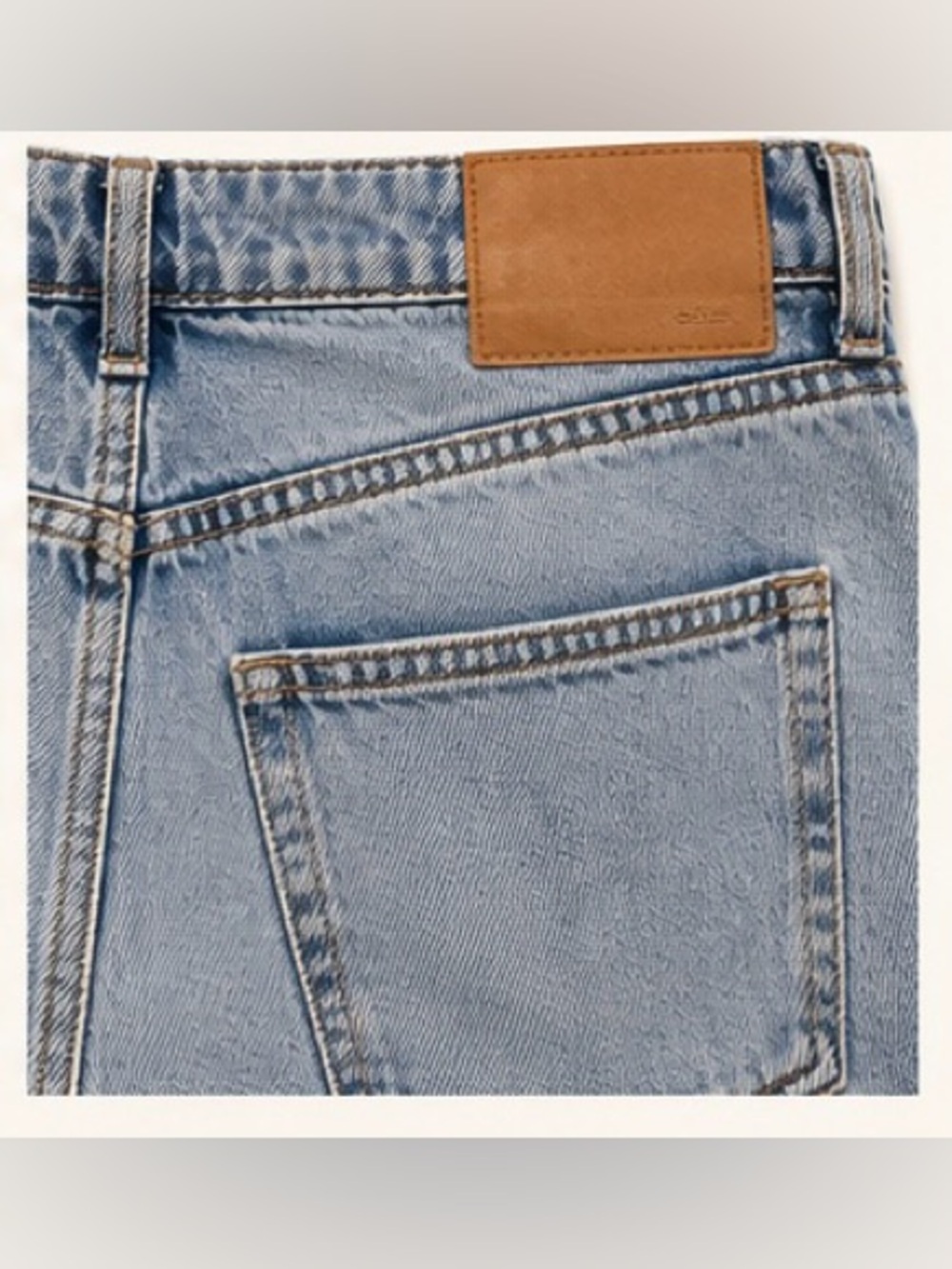 ☀️H&M Divided Light Wash High-Rise Denim Bermuda Shorts | Size 2 - Picture 7 of 11